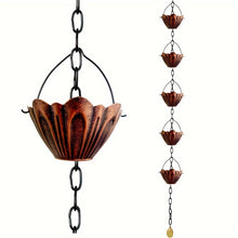 Elegant Metal Flower Rain Chain