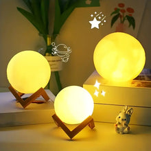 3D Moon Lamp – Festive Battery-Operated Decor for Any Occasion