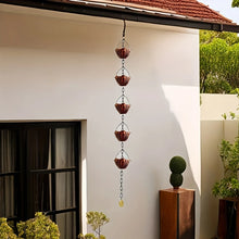 Elegant Metal Flower Rain Chain