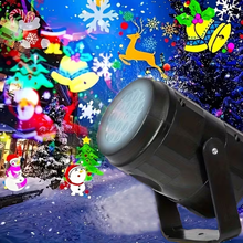 WOSCALE USB Christmas LED Projector Light – RGB Snowflake