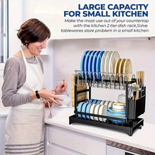 2-Tier Stainless Steel Dish Rack