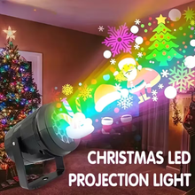 WOSCALE USB Christmas LED Projector Light – RGB Snowflake