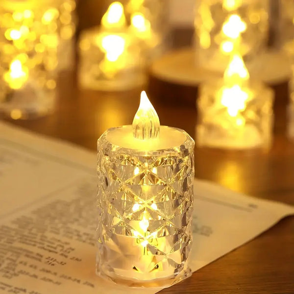 Elegant Battery-Operated Candle Lights – Perfect for Any Celebration