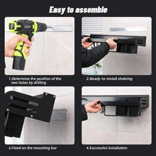 Wall-Mounted Kitchen Rack