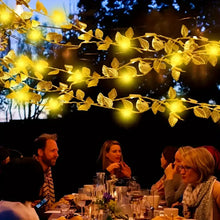 Gold Leaf Fairy Lights – LED String Lights for Festive Decor