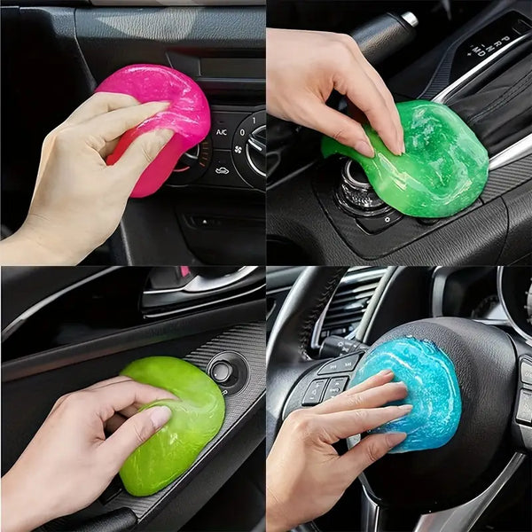 4-Pack Car Cleaning Gel – Universal Auto & Gadget Dust Remover
