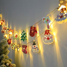 Christmas LED String Lights – Santa & Snowman Holiday Decorations
