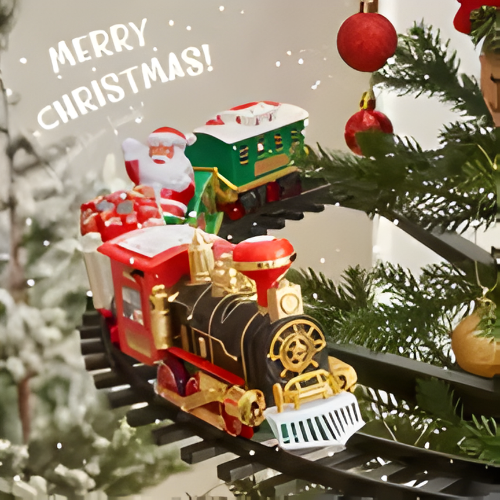 🚂✨ Electric Christmas Train Set – Hanging Christmas Tree Ornament | Indoor & Outdoor