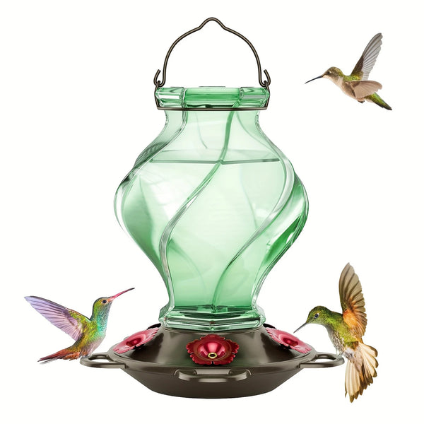21oz Glass Hummingbird Feeder