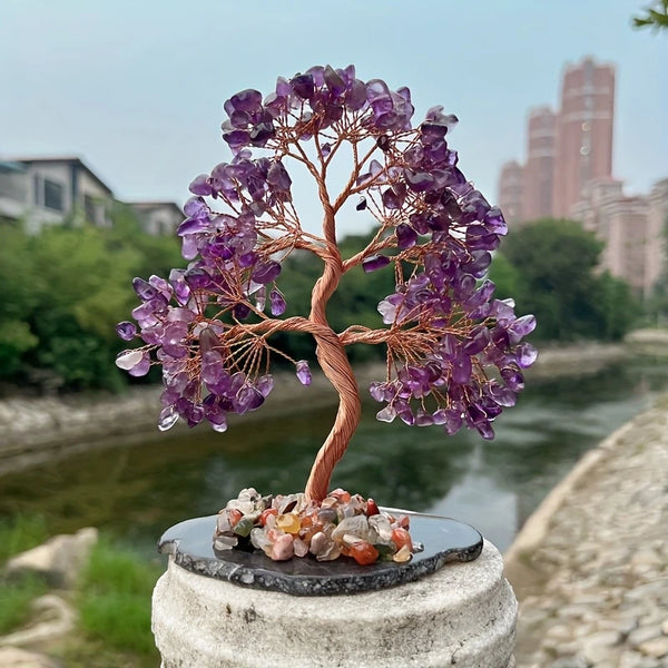 Amethyst Crystal Tree Decor