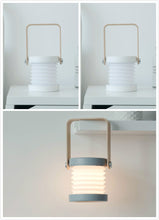 Foldable Touch Dimmable Reading LED Night Light Portable Lantern Lamp USB Rechargeable