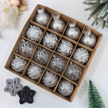 🎄✨ 2025 New 16-Piece Champagne Christmas Ball Ornament Set – 2.36