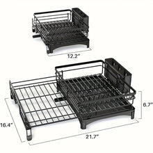 Expandable 2-in-1 Dish Rack