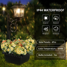 Solar Lamp with Flower Pot