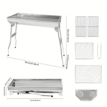 Portable Folding BBQ Grill Set