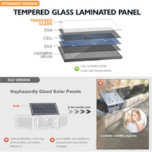 4pcs - Solar Motion Sensor Floodlight