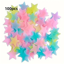 Glow in the Dark Star Stickers – Reusable Luminous Ceiling & Wall Decor