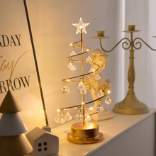 Elegant Metal Christmas Tree with Warm White LED Lights – Freestanding Indoor