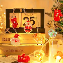 Christmas LED String Lights – Santa & Snowman Holiday Decorations