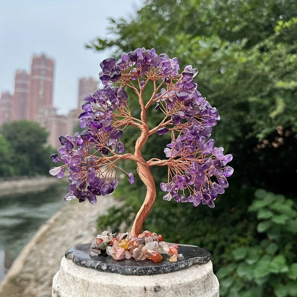 Amethyst Crystal Tree Decor