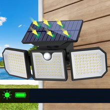 4pcs - Solar Motion Sensor Floodlight