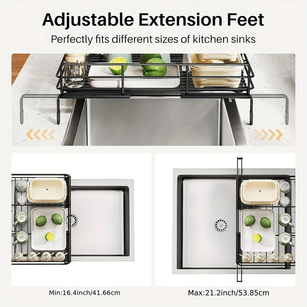 Expandable 2-in-1 Dish Rack