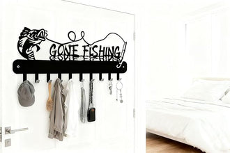 Stylish Wall Mounted Key Holder with 10 Hooks