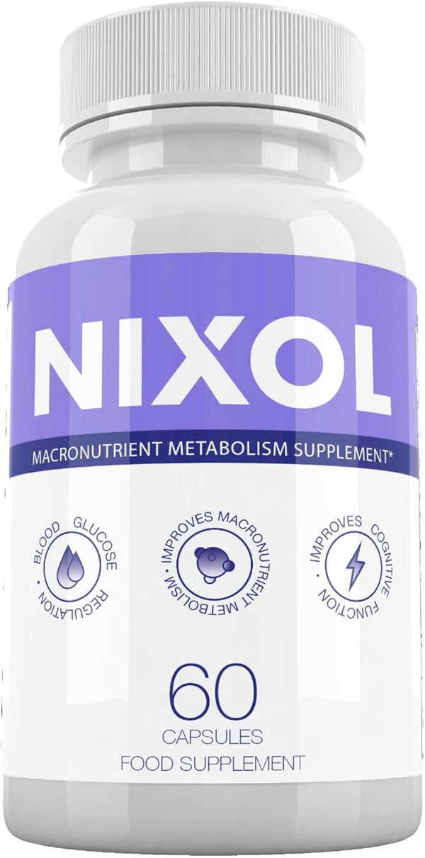 NIXOL Macronutrient Metabolism Support Supplement – 60 Capsules