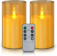 Wemarry Flameless LED Candles with Remote – Set