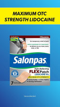 Salonpas Lidocaine 4% Pain Relieving Gel-Patch – 6 Count