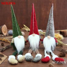 3PCS Long-Leg Rudolph Dolls – Christmas Window & Holiday Decorations