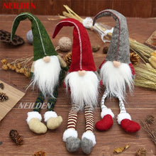 3PCS Long-Leg Rudolph Dolls – Christmas Window & Holiday Decorations