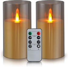 Wemarry Flameless LED Candles with Remote – Set