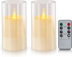 Wemarry Flameless LED Candles with Remote – Set