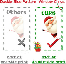 Christmas Window Clings – Snowflake & Holiday Stickers