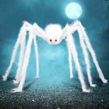 Realistic Black Spider with Adjustable Legs, Scary Outdoor & Indoor Decor for Yard