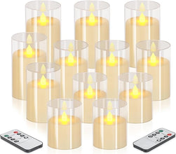 Wemarry Flameless LED Candles with Remote – Set