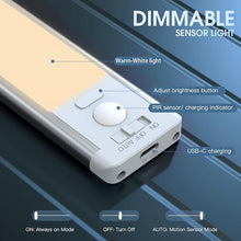 Dimmable Magnetic LED Closet Lights | Wireless, USB-C, Warm White