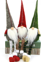 3PCS Long-Leg Rudolph Dolls – Christmas Window & Holiday Decorations