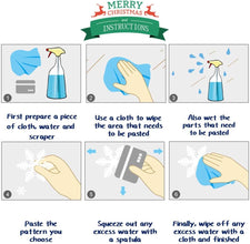 Christmas Window Clings – Snowflake & Holiday Stickers