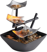 HoMedics Tabletop Water Fountain – Zen Indoor Water Feature