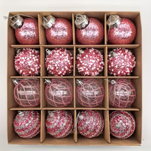 🎄✨ 2025 New 16-Piece Champagne Christmas Ball Ornament Set – 2.36