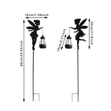 2pcs Solar Fairy Silhouette Lights