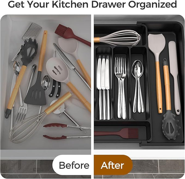 Extra Large Expandable Silverware Organizer