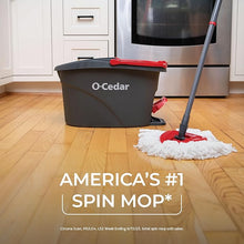 O-Cedar EasyWring Microfiber Spin Mop & Bucket Floor Cleaning System