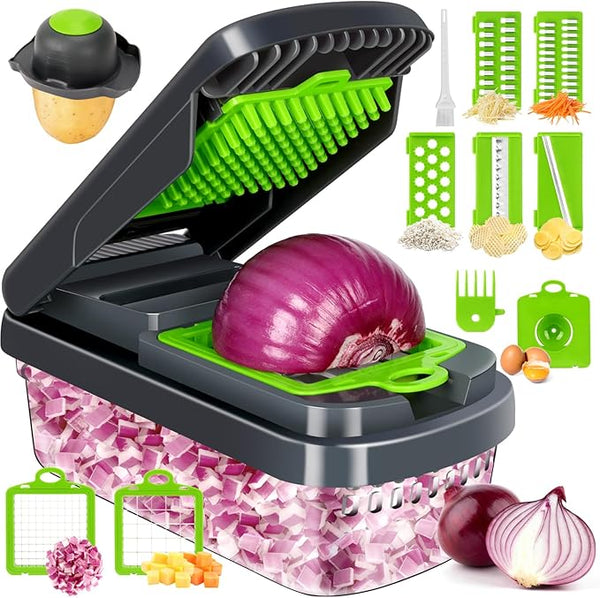 Yusshn 12-in-1 Multifunctional Vegetable Chopper