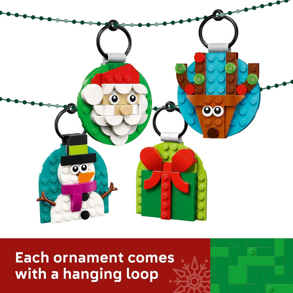 LEGO Christmas Ornament Set – Holiday Build & Hang Decorations