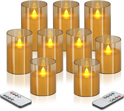 Wemarry Flameless LED Candles with Remote – Set
