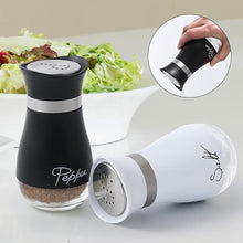 🧂 Lonffery Salt & Pepper Shakers Set – 4oz Glass Farmhouse Spice Dispensers