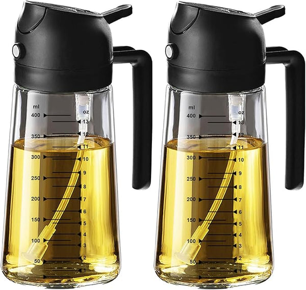 TrendPlain 16oz/470ml Glass Olive Oil Sprayer for Cooking